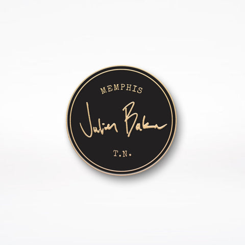 Julien Baker "Stamp" Enamel Pin - Gold