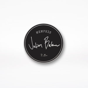Julien Baker "Stamp" Enamel Pin - Silver